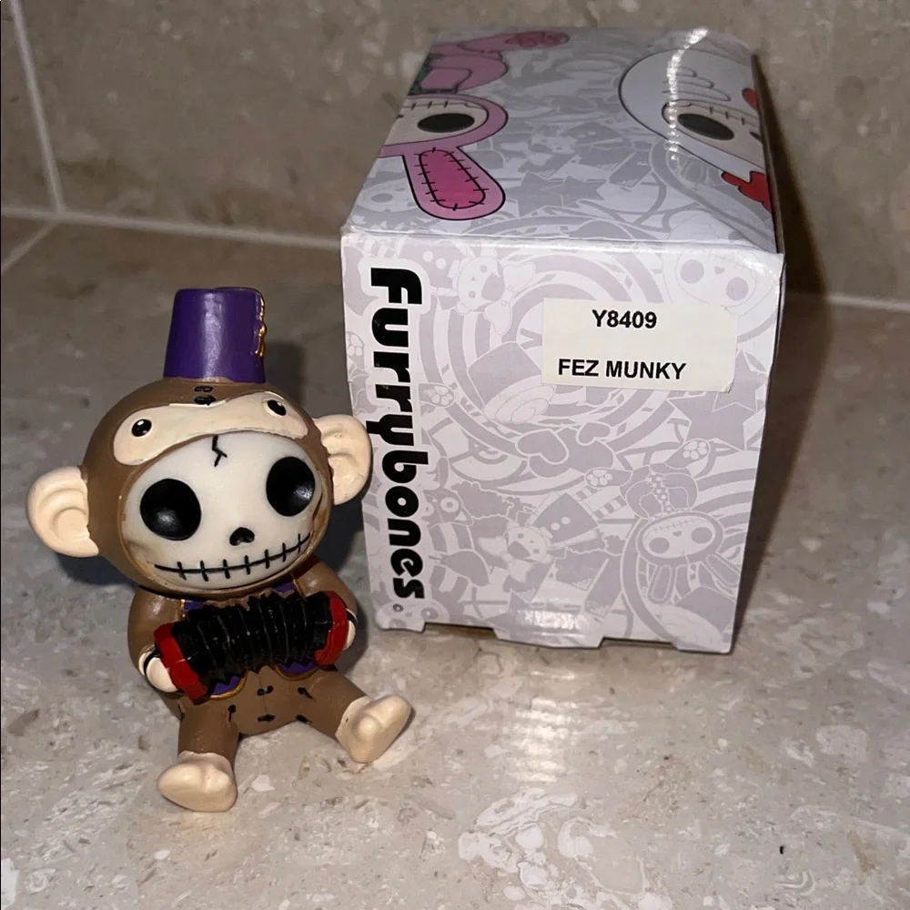 Furrybones “Fez Munky” Collectible Figurine - Picture 8 of 8